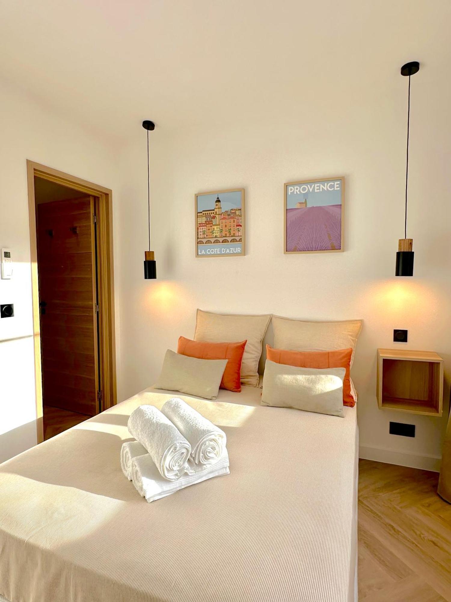 Monaco # Menton - 6 Persons - 2 Bedrooms - Full Renovated - Private Parking - Hypercenter - Clim - Beach And Sun Exterior foto